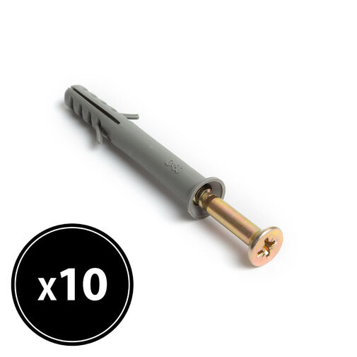 04815C • Hmoždinka + skrutka - 10 x 80 mm - 10 ks / balenie