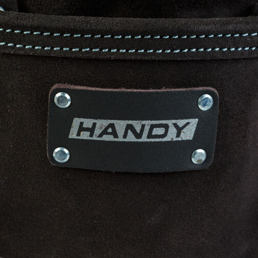 10260B • Profesionálny kožený opasok na náradie – 7 vreciek, 1 držiak na kladivo, 4 držiaky na ceruzky