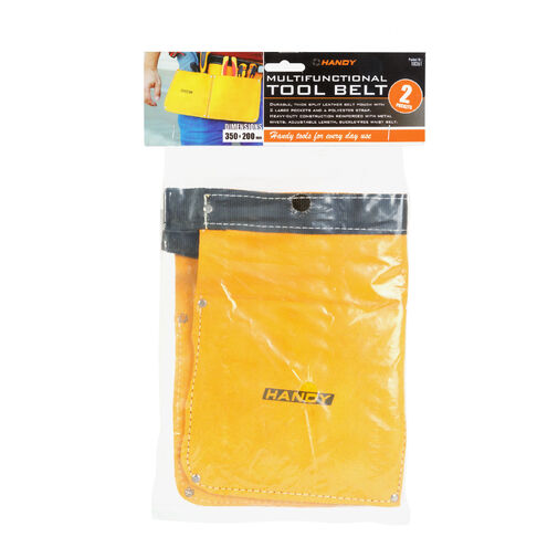 10261 • Kožený opasok na náradie – 35 x 20 cm – 2 vrecká