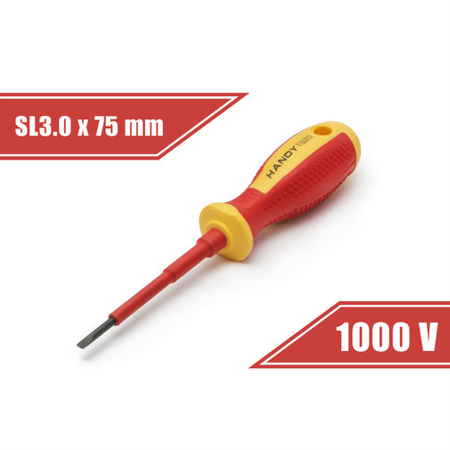 10560 • Skrutkovač - 0,5 x 3.0 x 75 mm - izolované do 1000V