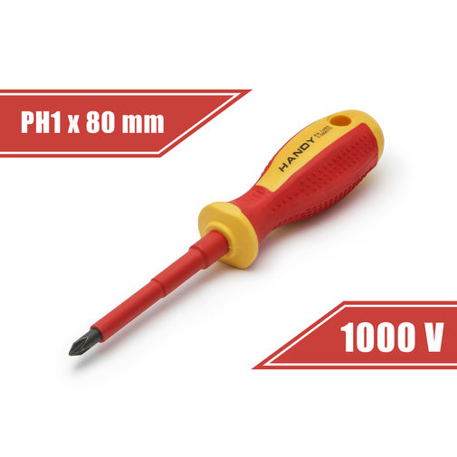 10567 • Skrutkovač - PH1 x 4,5 x 80 mm - izolované do 1000V