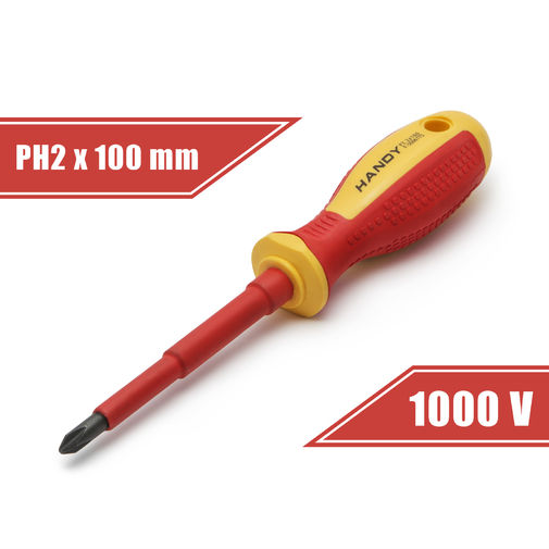 10569 • Skrutkovač - PH2 x 6 x 100 mm - izolované do 1000V