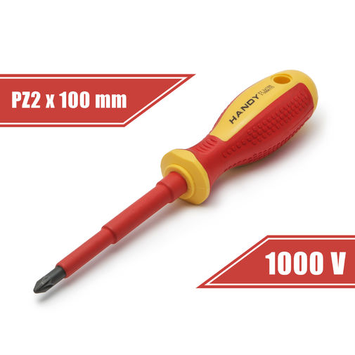 10572 • Skrutkovač - PZ2 x 100 mm - izolované do 1000V