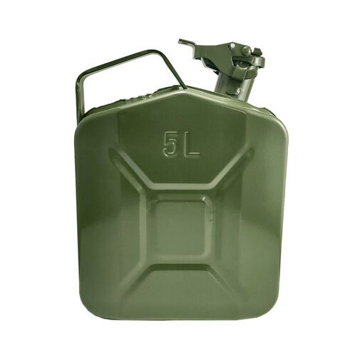 10889A • Benzinový kanister - kov - 5 L - zelený