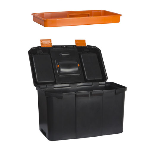 10932 • Rozkladací plastový kufrík na náradie na kolieskach