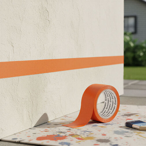 11063 • Maskovacia páska – na vodnej báze – 50 m x 50 mm – žltá – vonkajšie použitie