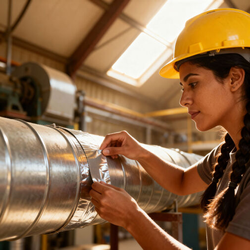 11065 • Hliníková lepiaca páska – akryl – 25 m x 48 mm – 30 mikrónov