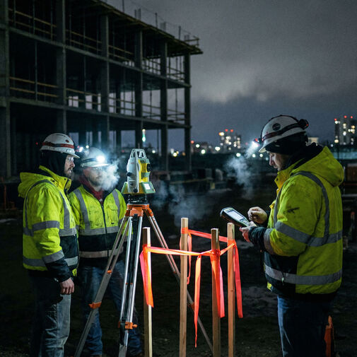 11073 • Vytyčovacia páska – fluorescenčná – 75 m x 25 mm x 0,1 mm