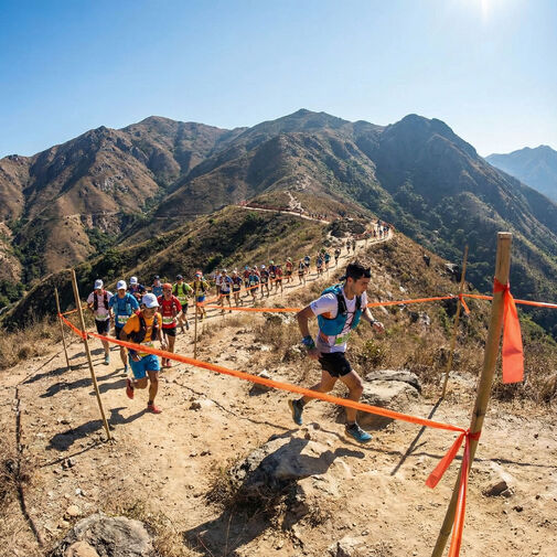 11073 • Vytyčovacia páska – fluorescenčná – 75 m x 25 mm x 0,1 mm