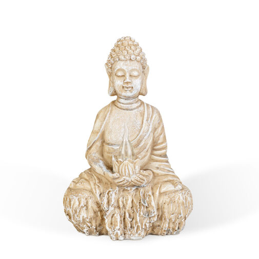 11269 • Solárny Buddha - 1 LED - 12,5 x 8,5 x 19 cm - 2 druhy