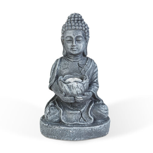 11269 • Solárny Buddha - 1 LED - 12,5 x 8,5 x 19 cm - 2 druhy