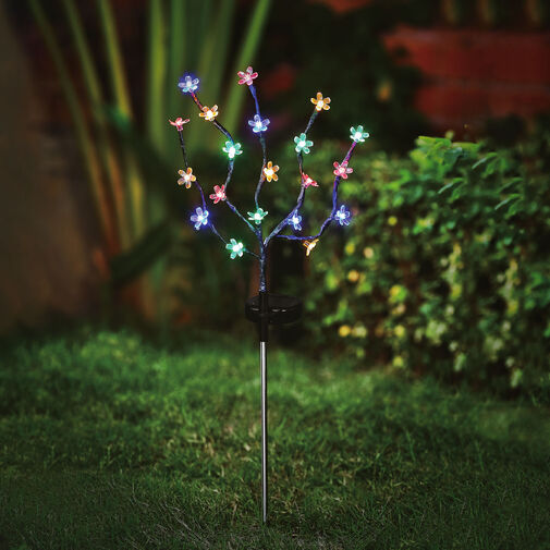 11274 • Zapichovací solárny kvet - 20 LED - 65 cm 