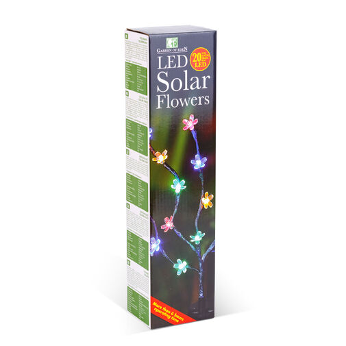 11274 • Zapichovací solárny kvet - 20 LED - 65 cm 