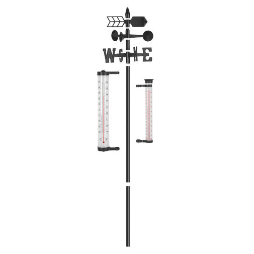 11278 • Záhradná meteorologická stanica - teplomer, zrážkomer, anemometer - 145 cm