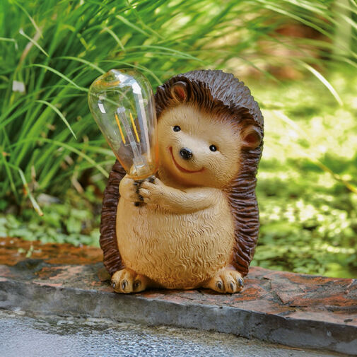 11419 • Solárna zvieracia figúrka – ježko – 1× filamentová LED – 16 x 19 x 23 cm