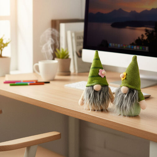 11576 • Textilná dekorácia - škriatok - 15 cm - 2 druhy