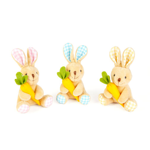 11582 • Textilná dekorácia - zajačik - 15 cm - 3 druhy