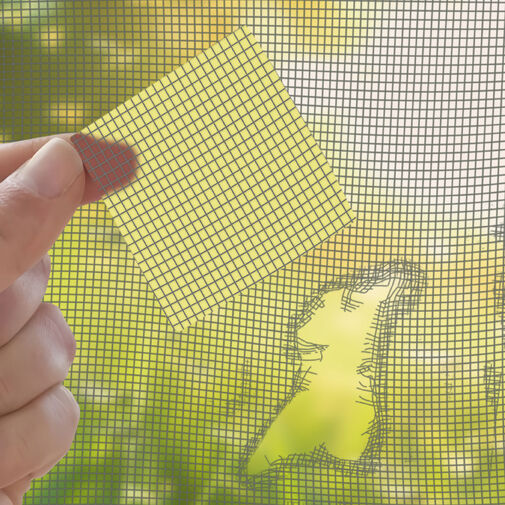 11609BK • Opravná páska na sieťku proti hmyzu - 2 m x 5 cm - čierna