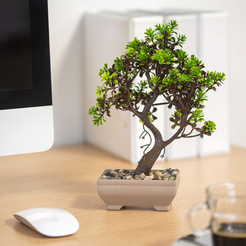 11834 • Umelá rastlina - bonsai - 18 x 24 cm - 4 druhy 