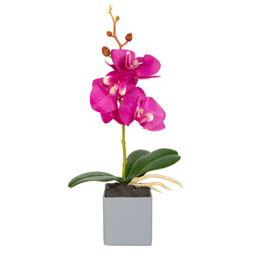 11914 • Umelá rastlinná dekorácia - orchidea - 3 druhy - 29,5 cm