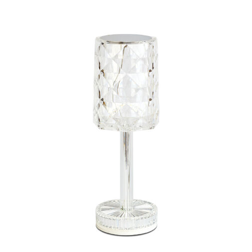 12503 • Stolová lampa - priehľadná - nastaviteľná farebná teplota, jas - akumulátorová - USB