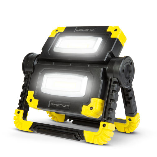 18648B • Multifunkčný reflektor – akumulátorový – 2 x 1000 lúmenov LED