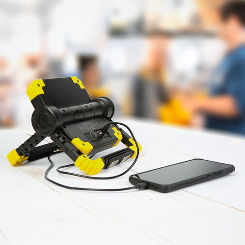 18648B • Multifunkčný reflektor – akumulátorový – 2 x 1000 lúmenov LED