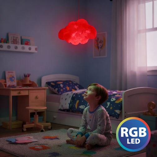 20259 • Kúzelná oblačná lampa - 16 RGB LED - 3 x AAA - 25 x 20 x 15 cm
