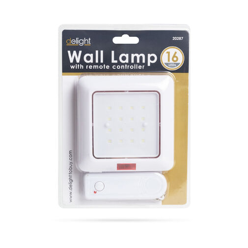 20287 • Lampa na stenu s diaľkovým ovládaním -  na batérie