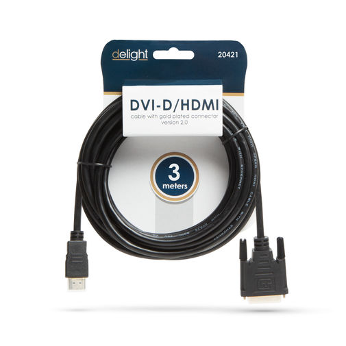 20381 • DVI-D / HDMI kábel · 3m