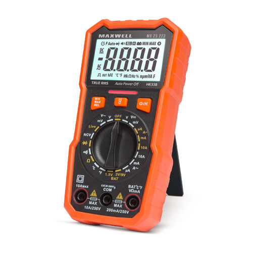 25223 • Digitálny multimeter - s testrom batérií, meraním teploty + funkciou pracovného svetla