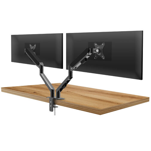 39684 • Monitor& TV konzola - s dvojtým ramenom, teleskopická - s pripevnením na stôl