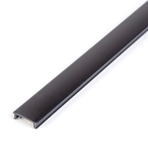 41010M1-BK • LED hliníkový profilový kryt – čierny – 1000 mm (pre 41010/41011)