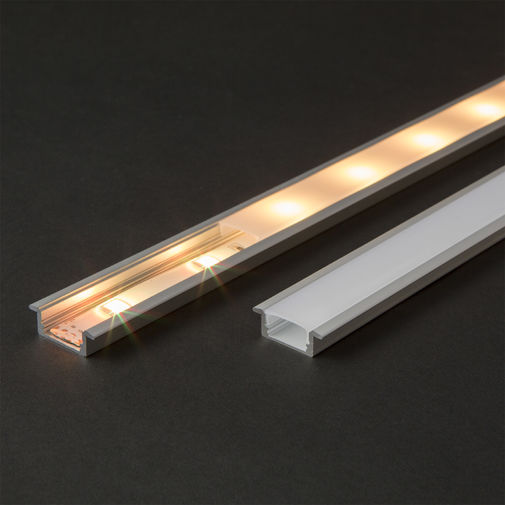 41011M1 • Kryt LED hliníkového profilu lišty - opál