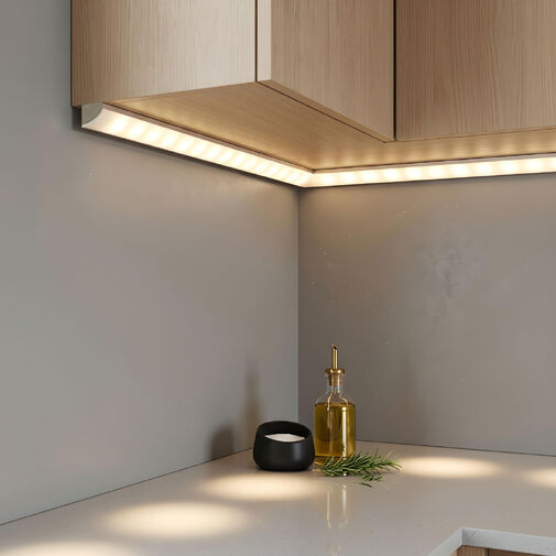 41012M2 • Kryt LED hliníkového profilu lišty