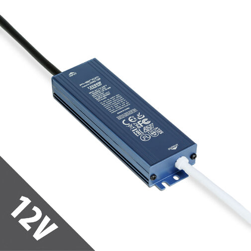 55002-12IP • Stabilizovaný sieťový napájací zdroj - 12V DC - 60W, 5A - IP67