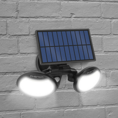 55283 • Solárny reflektor s pohybovým senzorom - otáčateľná hlava - 2 COB LED