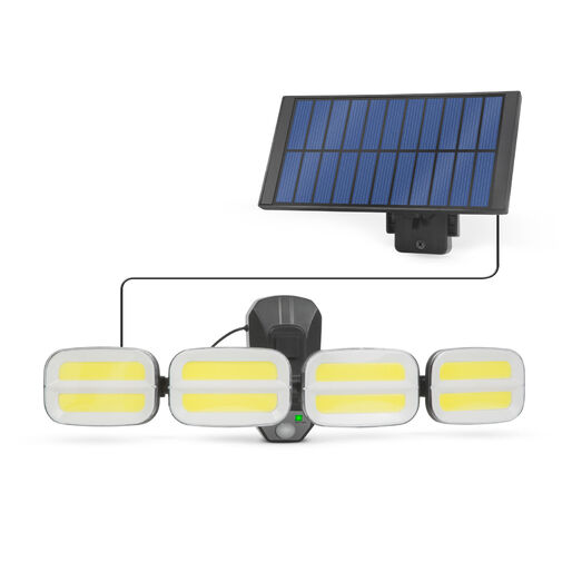 55285 • Solárny reflektor s pohybovým senzorom - s káblovou solárnou jednotkou  - 8 COB LED