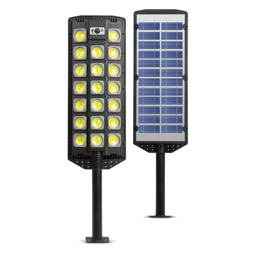 55291B • Solárny nástenný reflektor - 520 SMD LED - 3000 lm - 20W - 4500 mAh - IP65