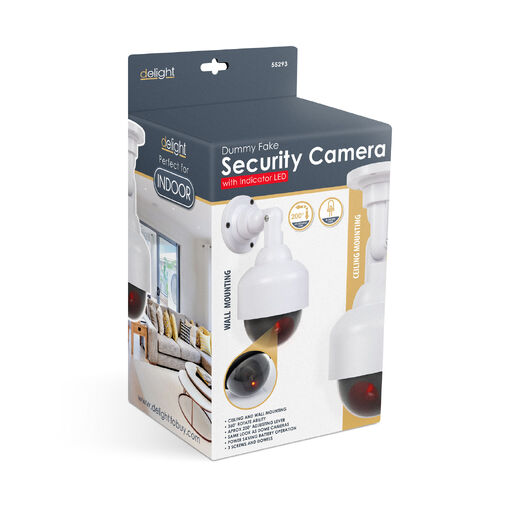 55293 • Atrapa bezpečnostnej kamery - 2 x AA - dome design