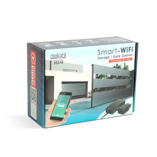 55378 • Sada Smart Wi-Fi garážového otvárača - s USB - so senzorom otvárania