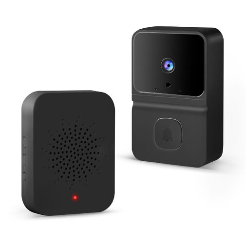 55385BK • Sada smart videovrátnika - Wi-Fi,s akumulátorom - HD - čierna