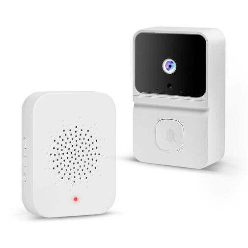 55385WH • Sada smart videovrátnika - Wi-Fi,s akumulátorom - HD - biela
