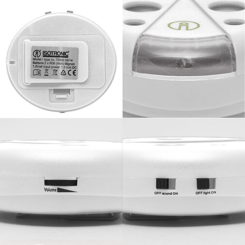 55655 • Odpudzovač komárov a bĺch na batérie - 7000 Hz - 30 m2 - AAA