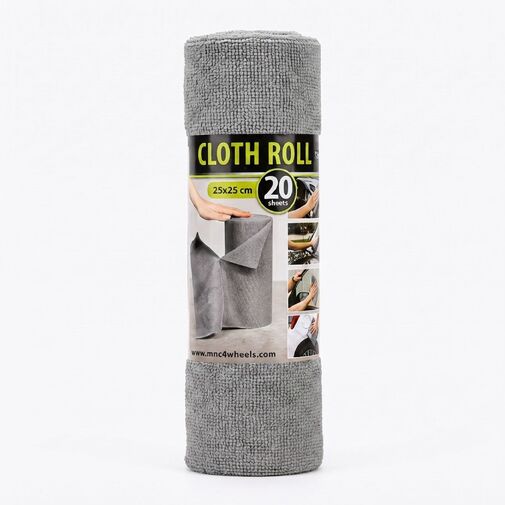 55677 • Rolka mikrovláknových utierok – 25 x 25 cm – 160 GSM - 20 ks / balenie