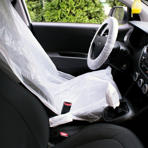 55759 • Sada na ochranu interiéru auta - 5 v 1 - volant, sedadlo, páka, ručná brzda, priestor na nohy