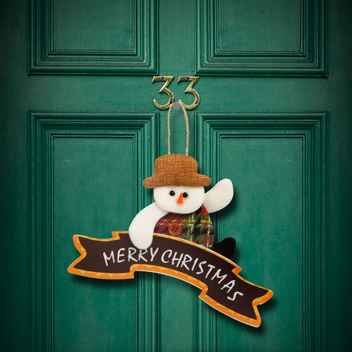 55994B • Vianočná dekorácia na dvere -viac druhov - 16 x 20 cm