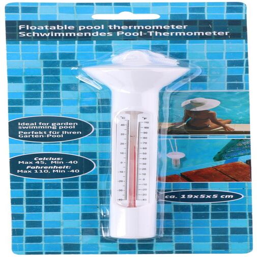 56128C • Teplomer do bazéna – 19 x 5 cm – Biely