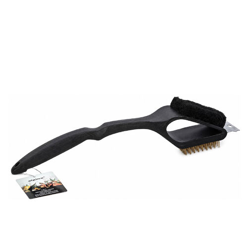 56285C • Kefa na čistenie grilu – 3 v 1 – 37,5 × 7,3 × 9 cm