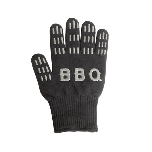 56293 • Tepelne odolné grilovacie rukavice - čierne